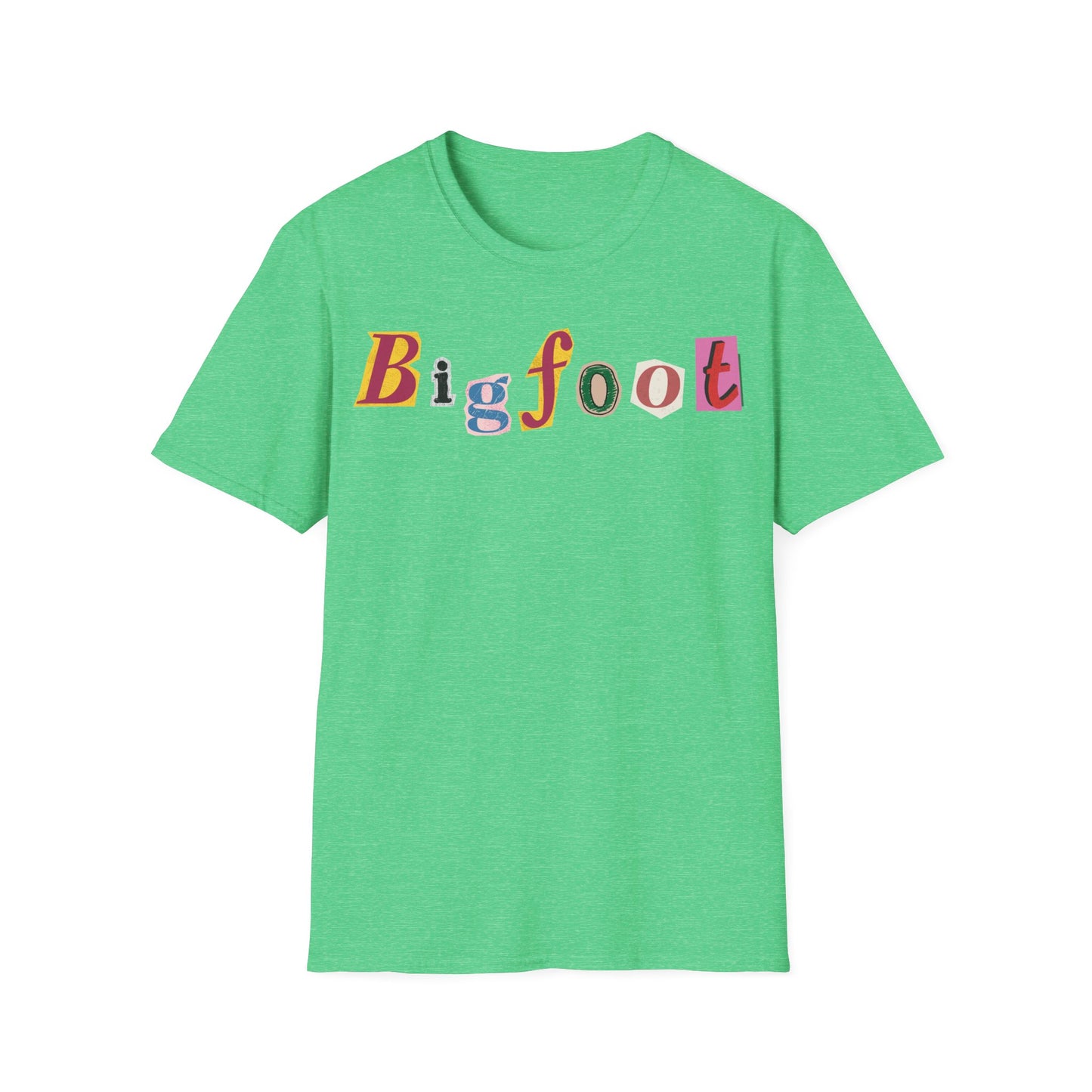 Bigfoot Letter Cuts T-Shirt