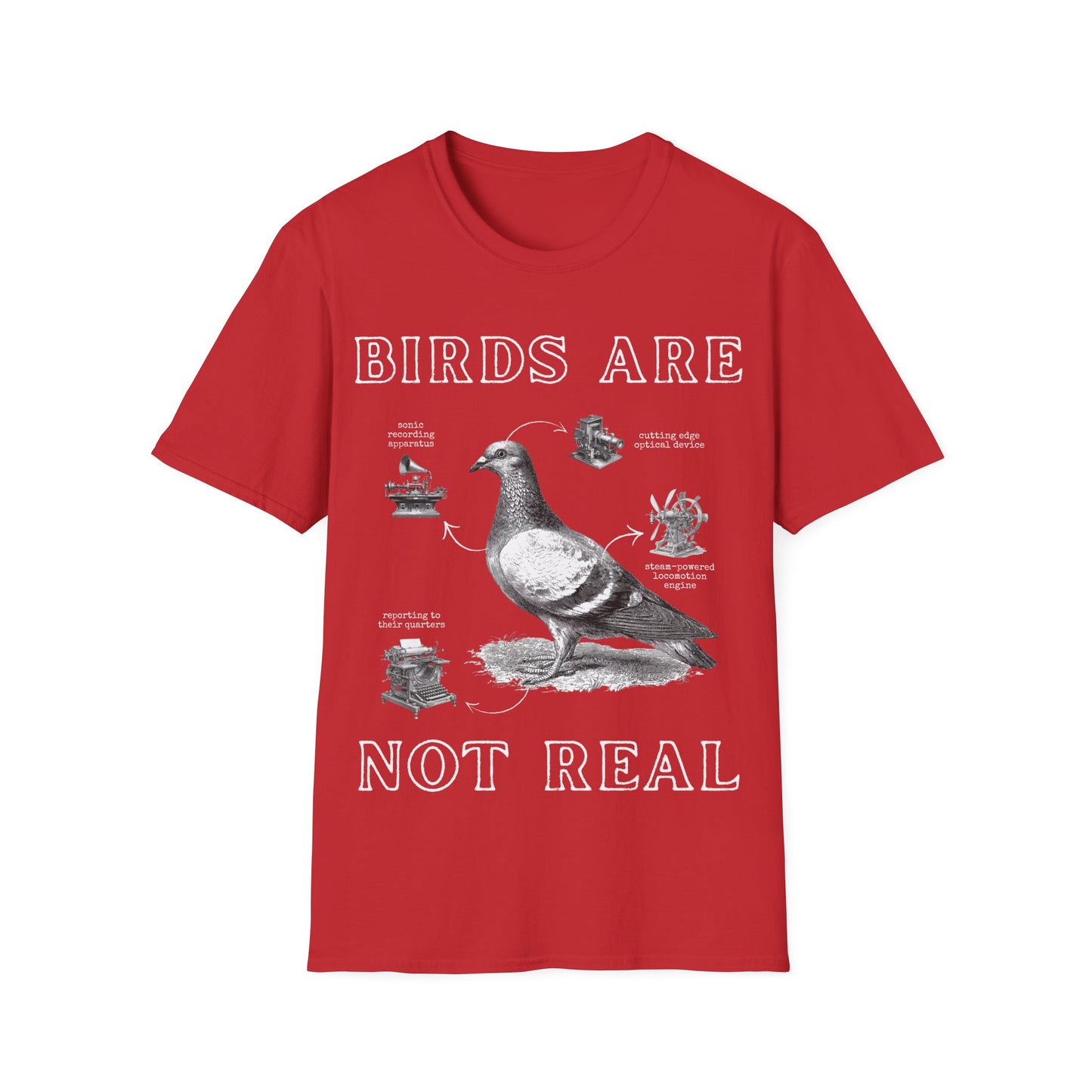 Birds Are Not Real - Vintage T-Shirt