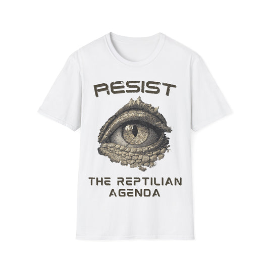 Resist the Reptilian Agenda T-Shirt