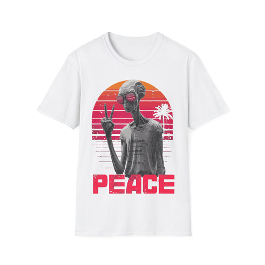 Alien Peace Sign T-Shirt