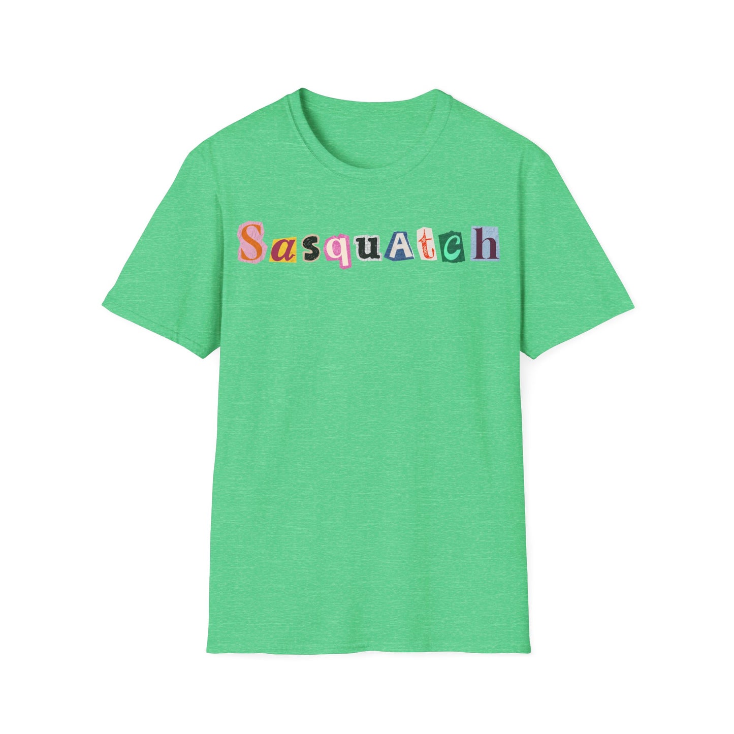 Sasquatch Letter Cuts T-Shirt