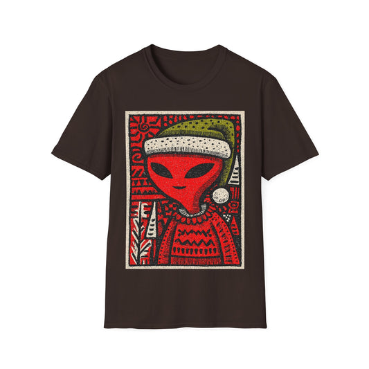Alien Christmas Holiday T-Shirt