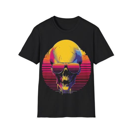 Alien Skull - Synthwave T-Shirt