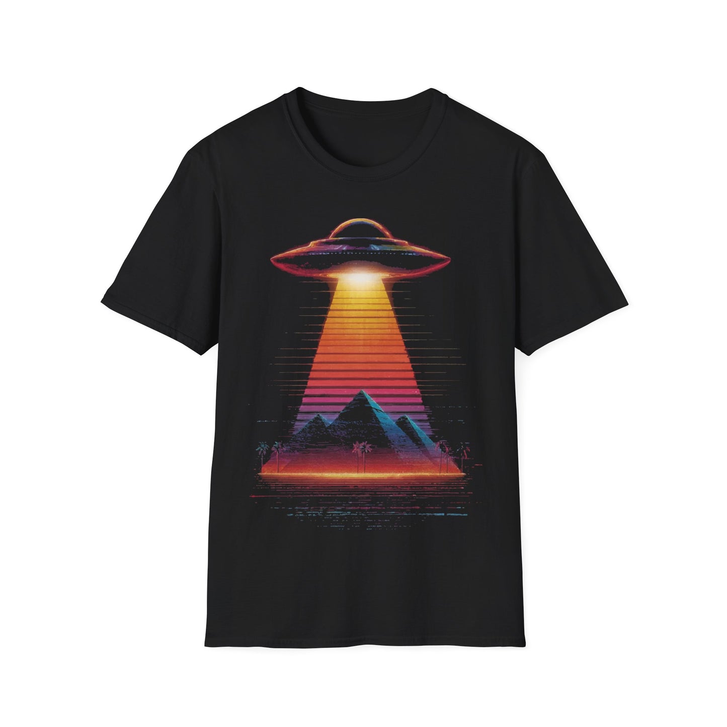UFO Building Pyramids T-Shirt