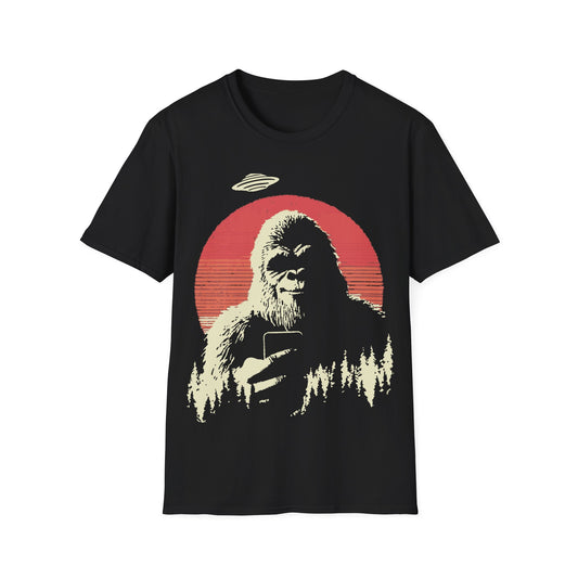 Bigfoot UFO Selfie - Wabi Sabi T-Shirt