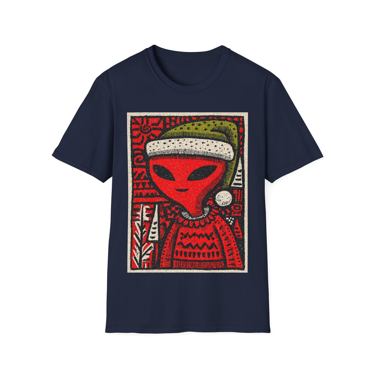 Alien Christmas Holiday T-Shirt