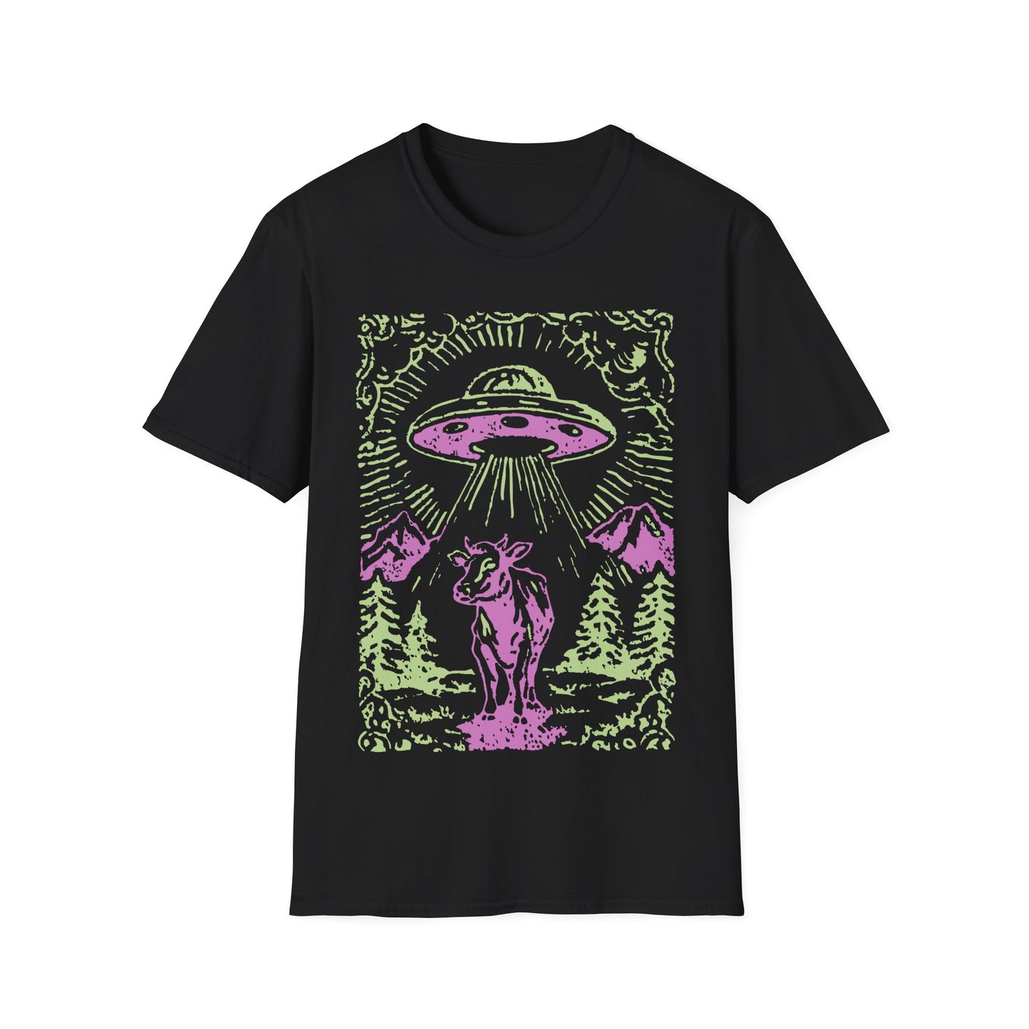 Vintage Cow Abduction T-Shirt