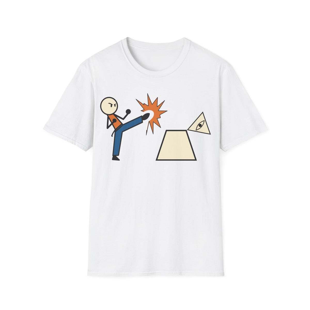 Kicking the Illuminati T-Shirt