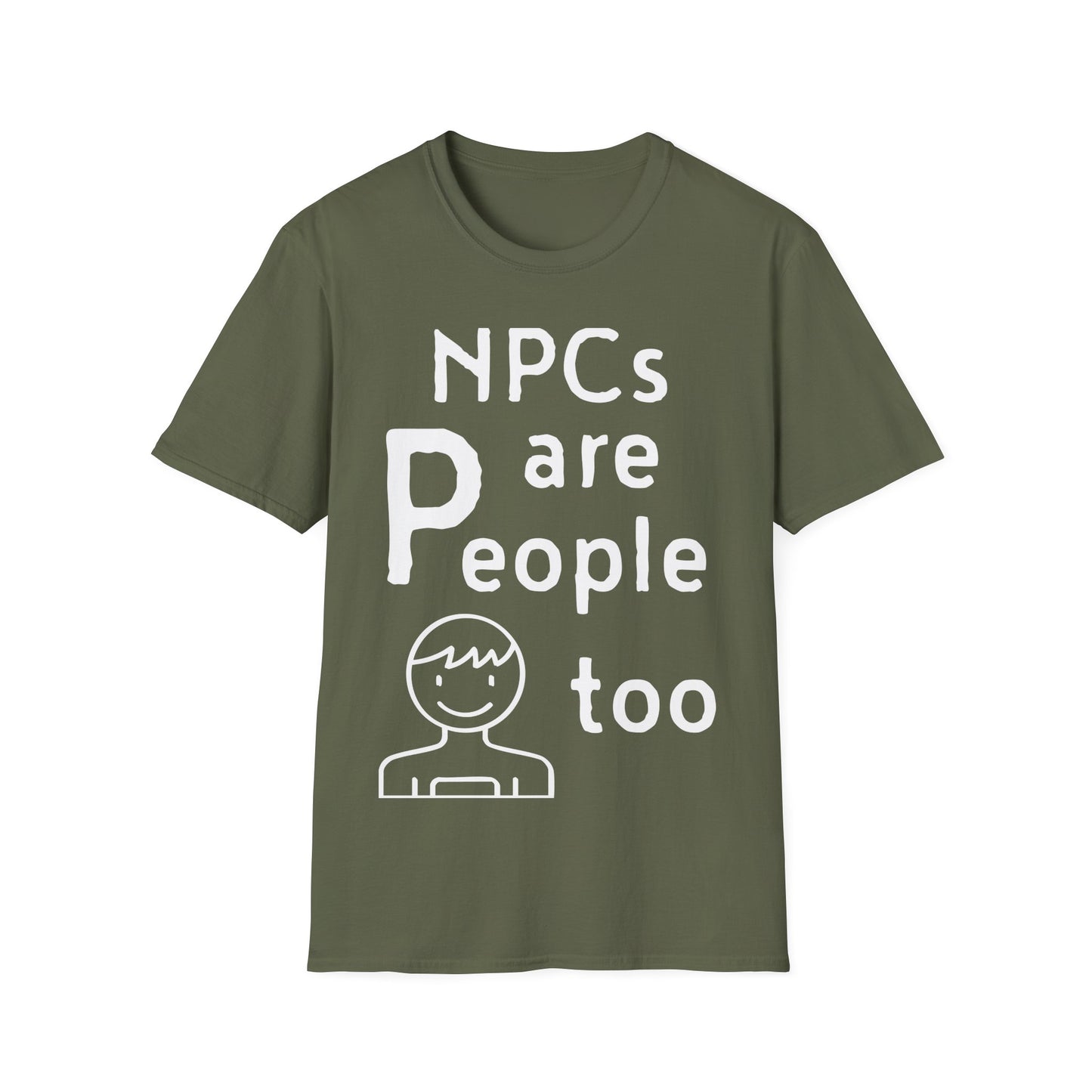 NPCs are People too - Loading T-Shirt