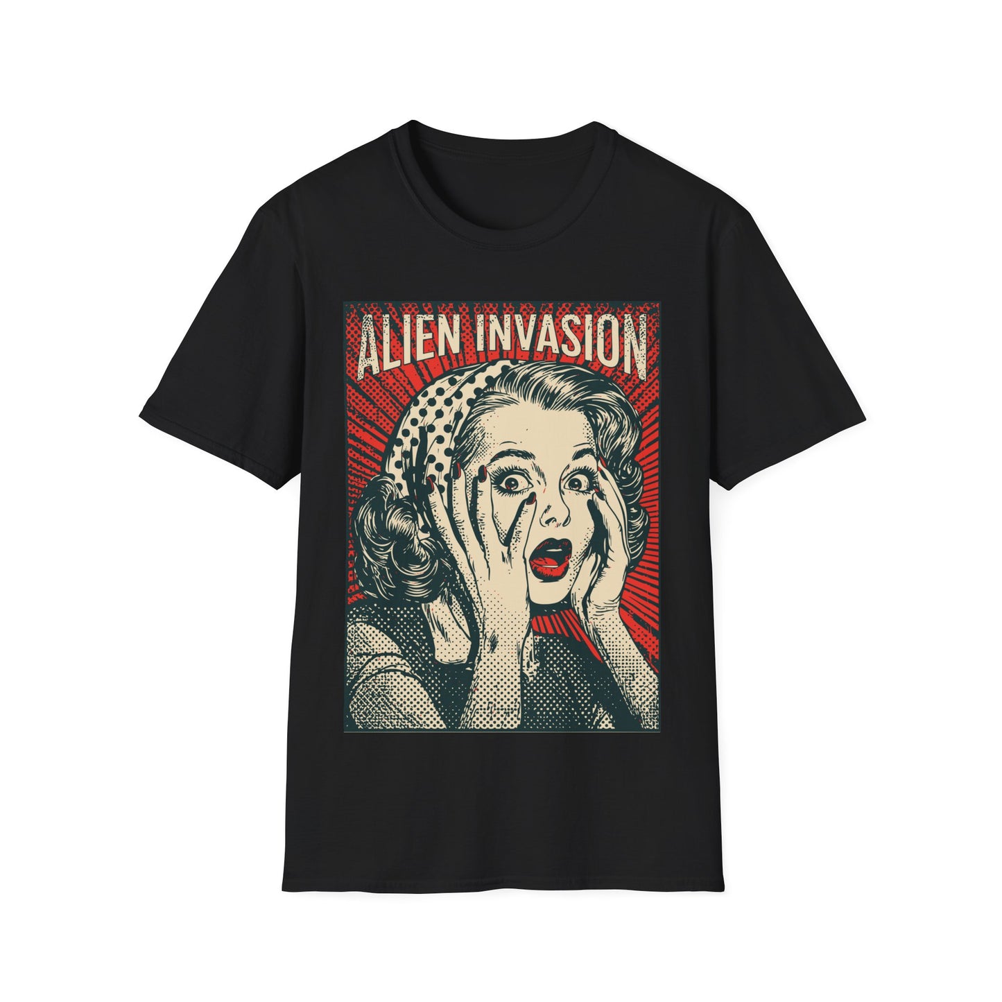 Alien Invasion Retro T-Shirt