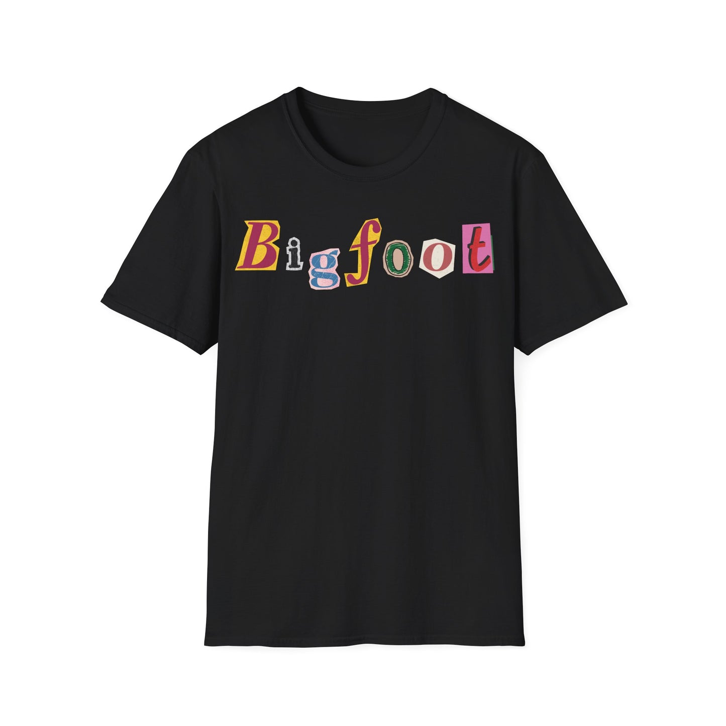 Bigfoot Letter Cuts T-Shirt