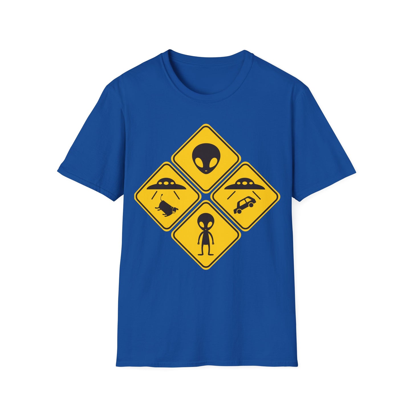Alien Ahead - Road Signs T-Shirt