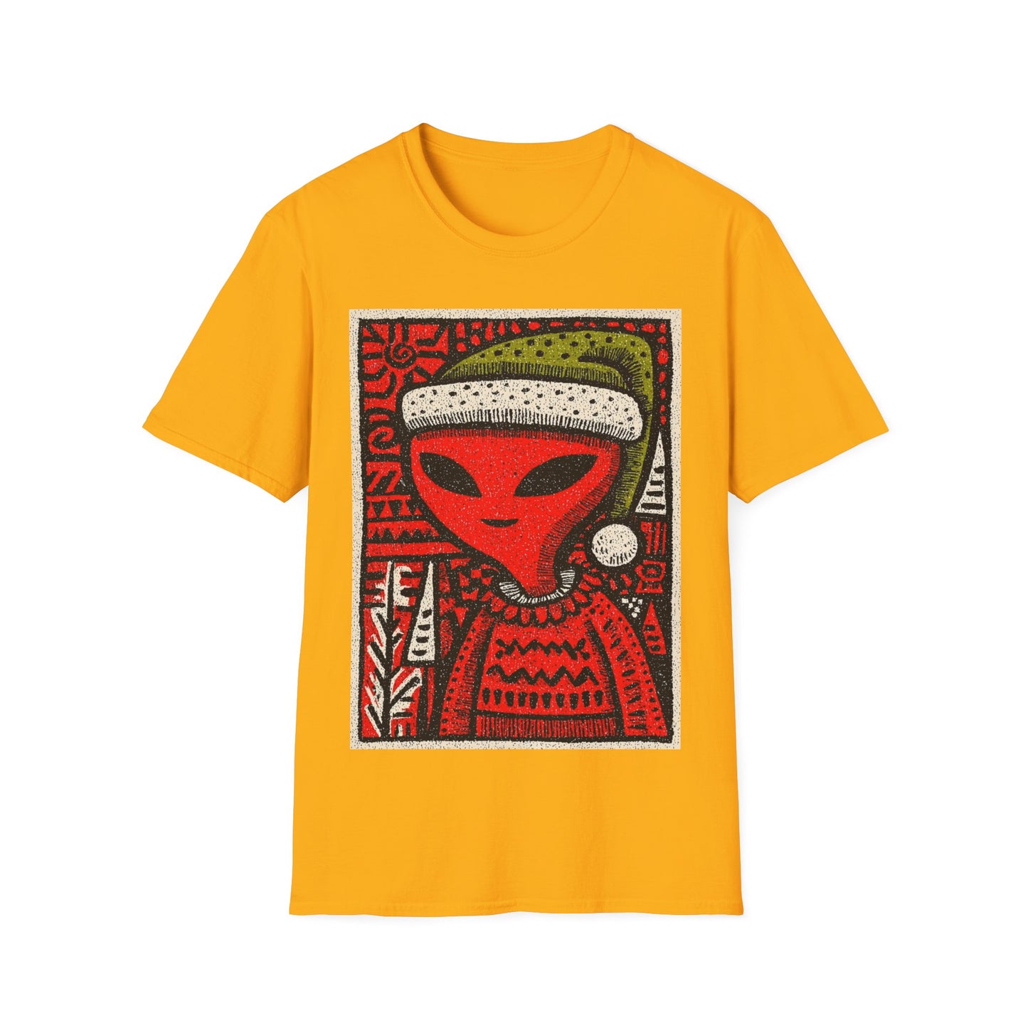 Alien Christmas Holiday T-Shirt