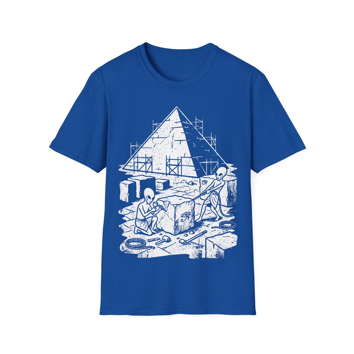 Aliens Building Giza T-Shirt