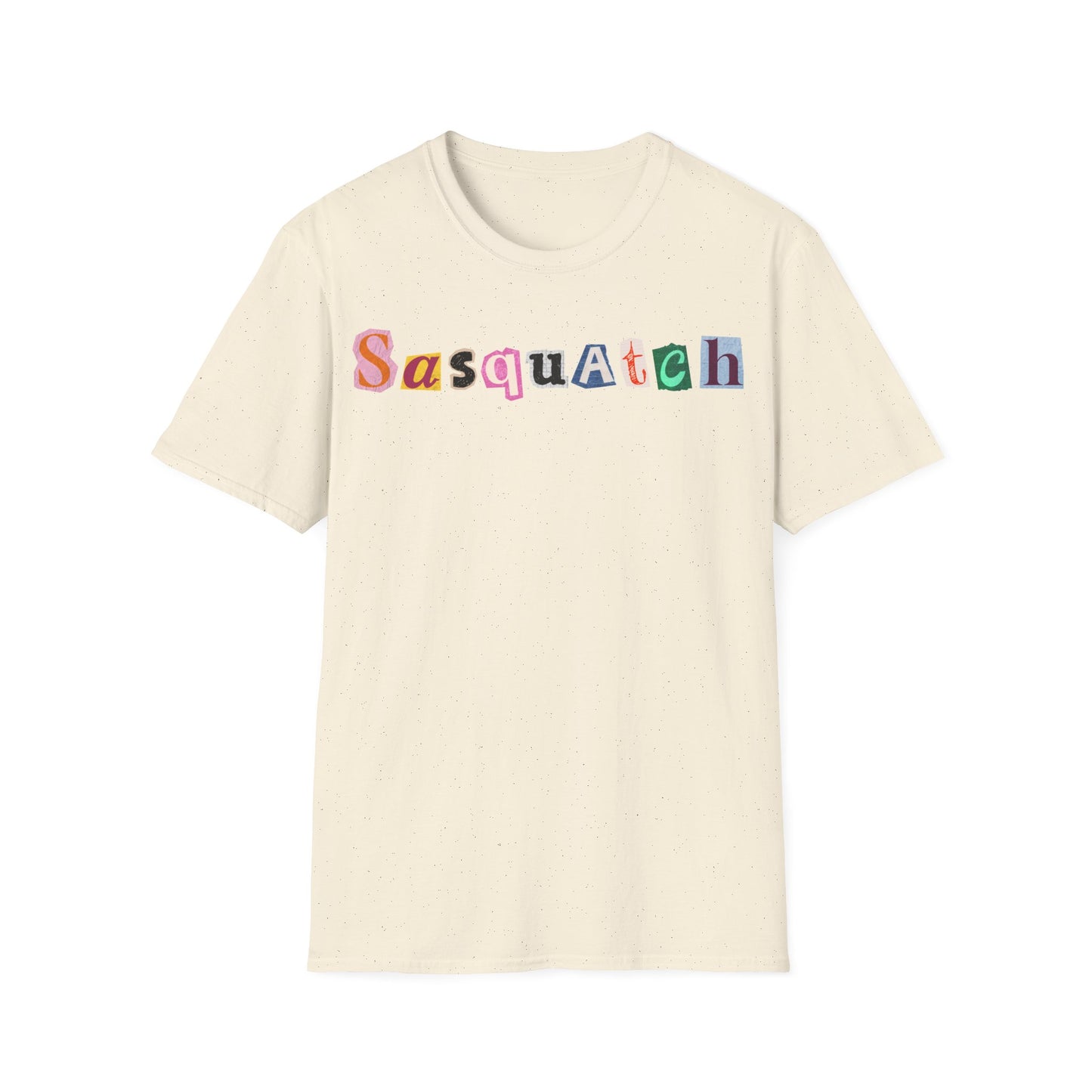 Sasquatch Letter Cuts T-Shirt