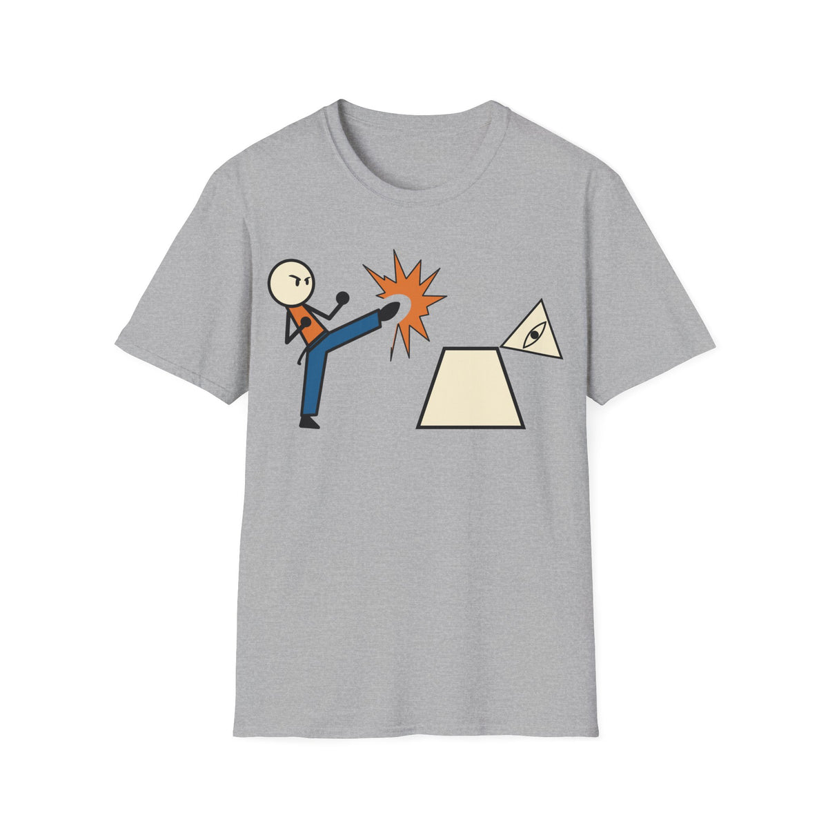 Kicking the Illuminati T-Shirt