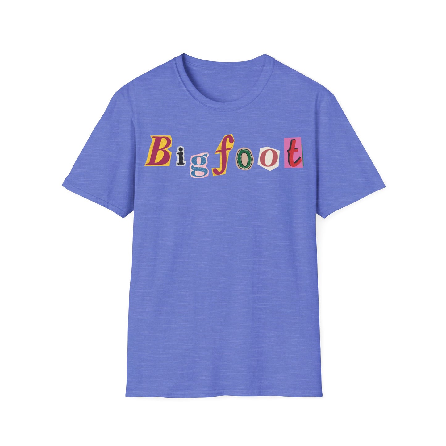 Bigfoot Letter Cuts T-Shirt