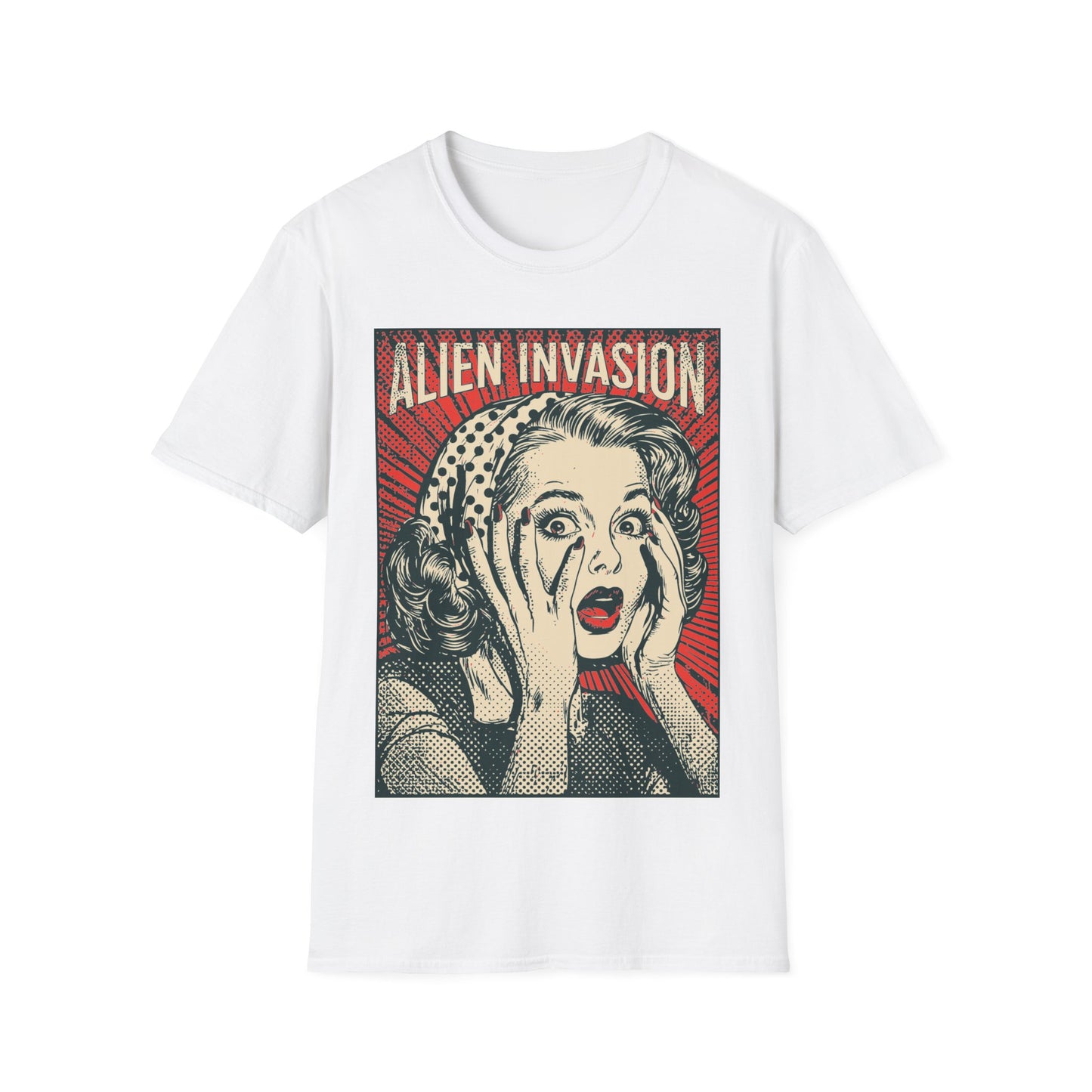 Alien Invasion Retro T-Shirt