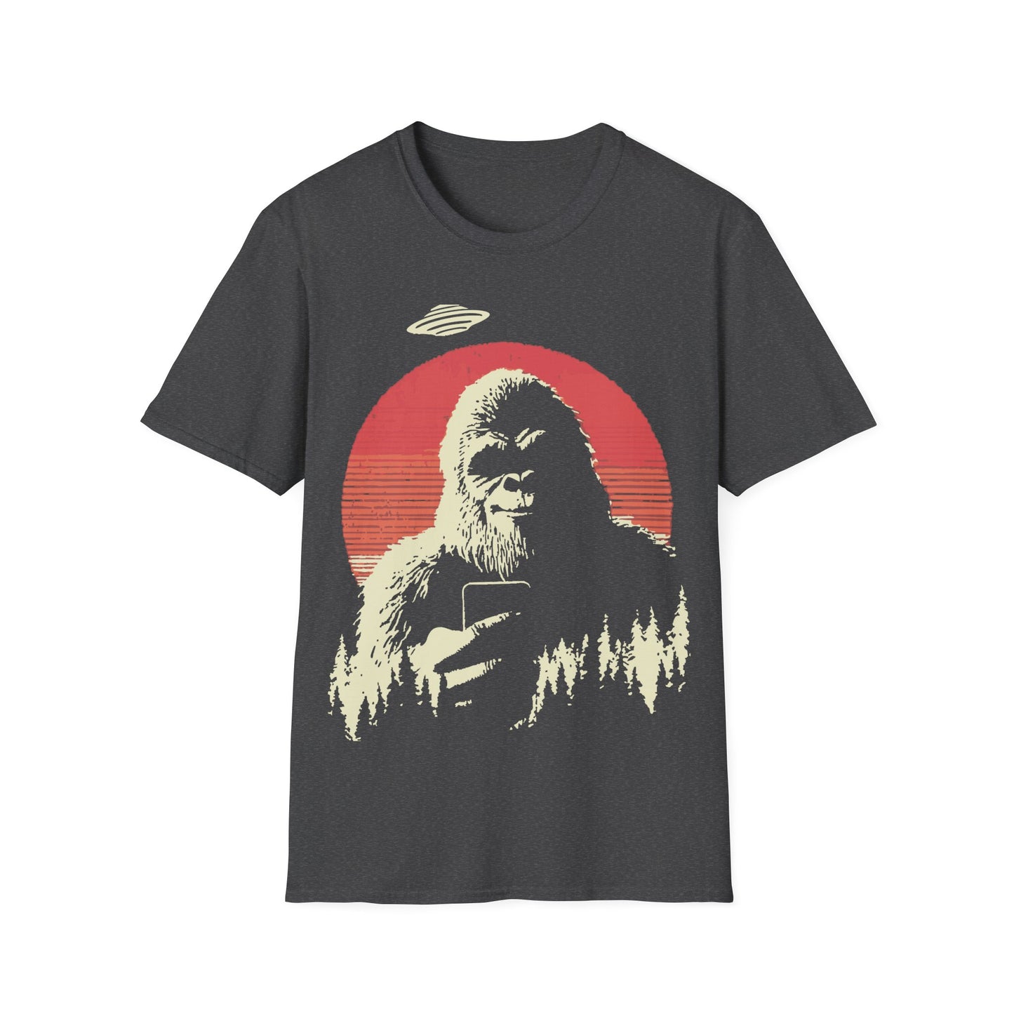 Bigfoot UFO Selfie - Wabi Sabi T-Shirt
