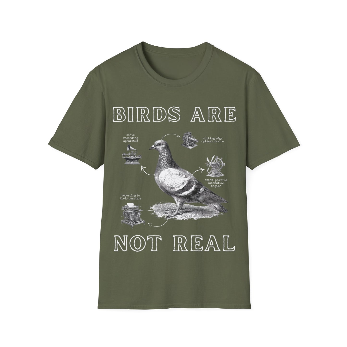 Birds Are Not Real - Vintage T-Shirt