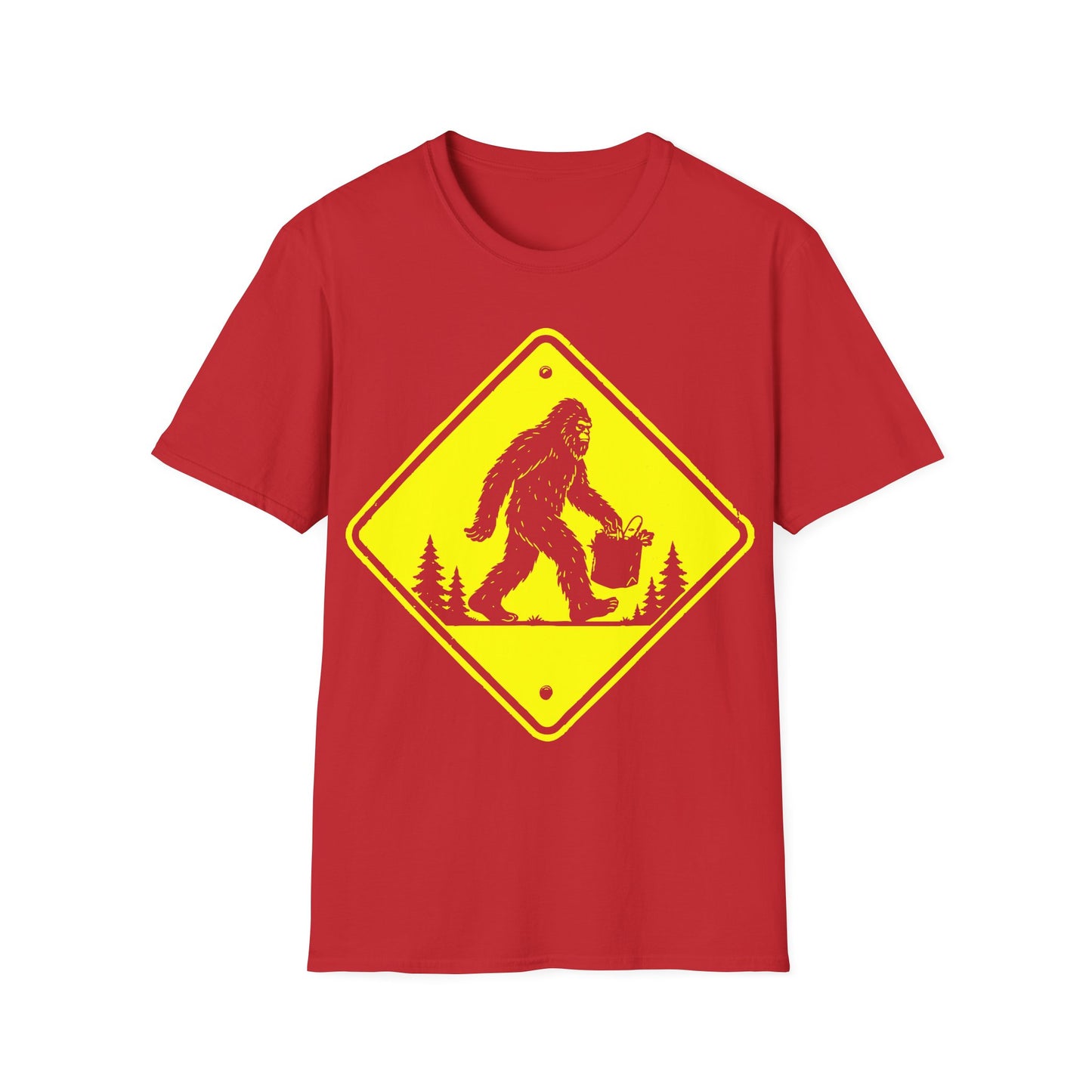 Bigfoot Road Sign T-Shirt