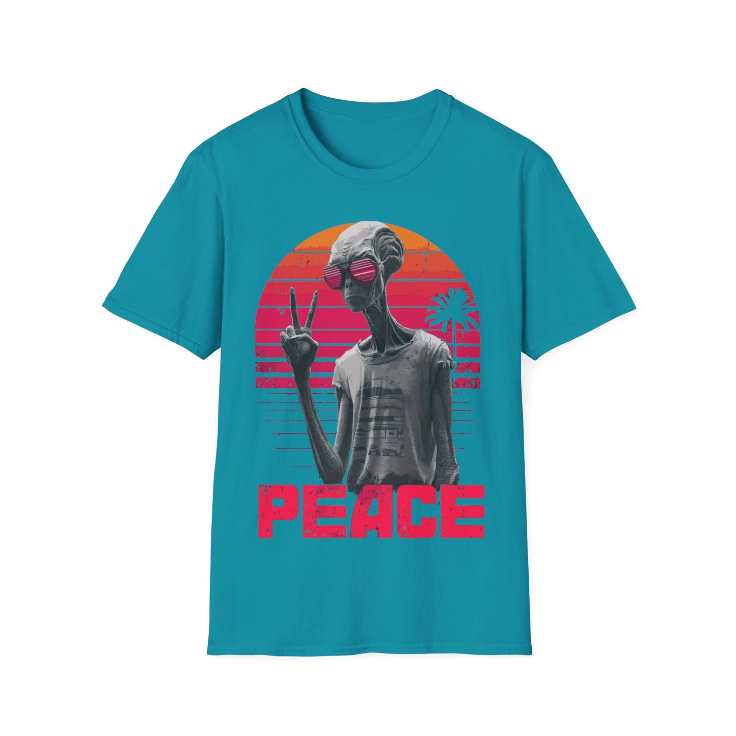 Alien Peace Sign T-Shirt