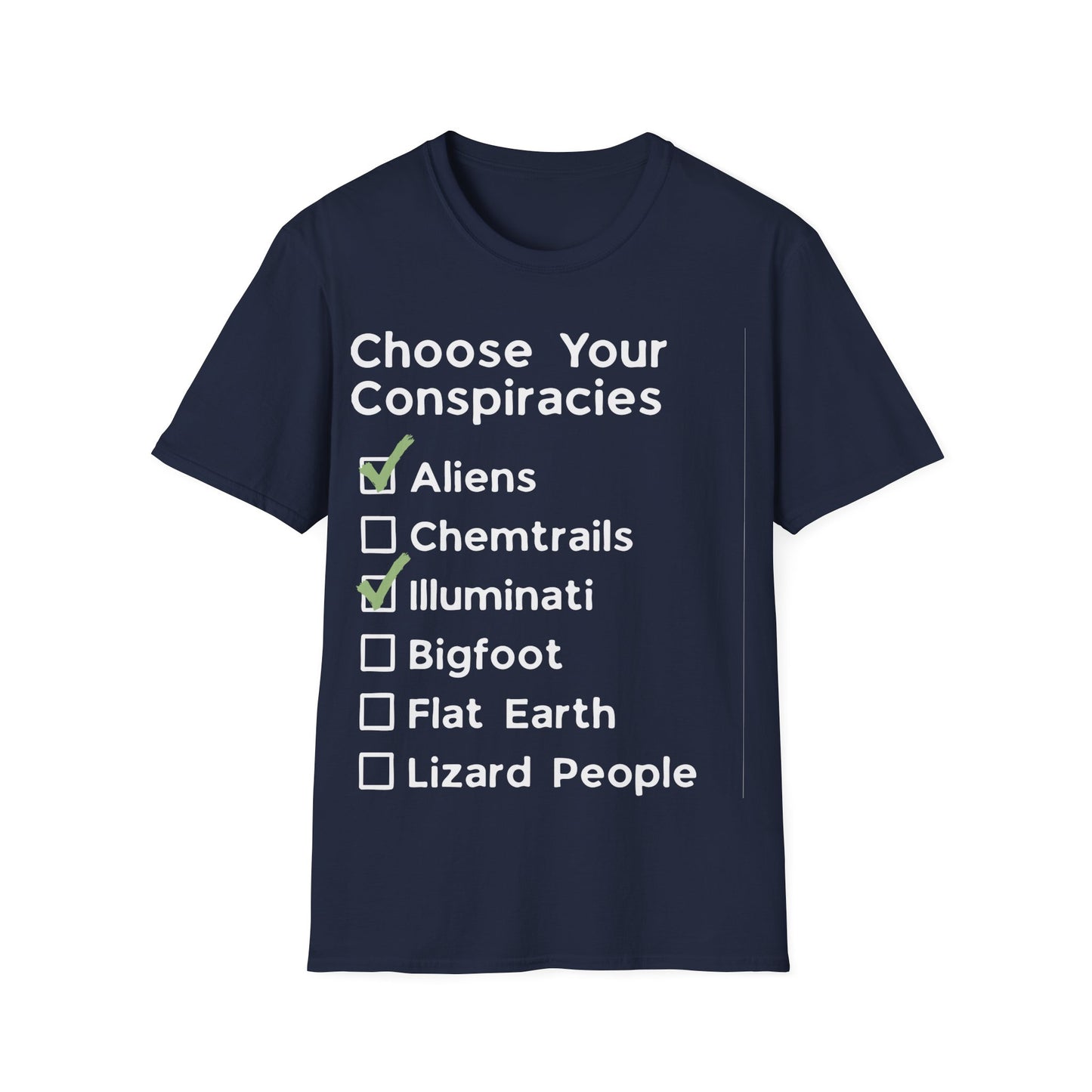Conspiracy Checklist T-Shirt