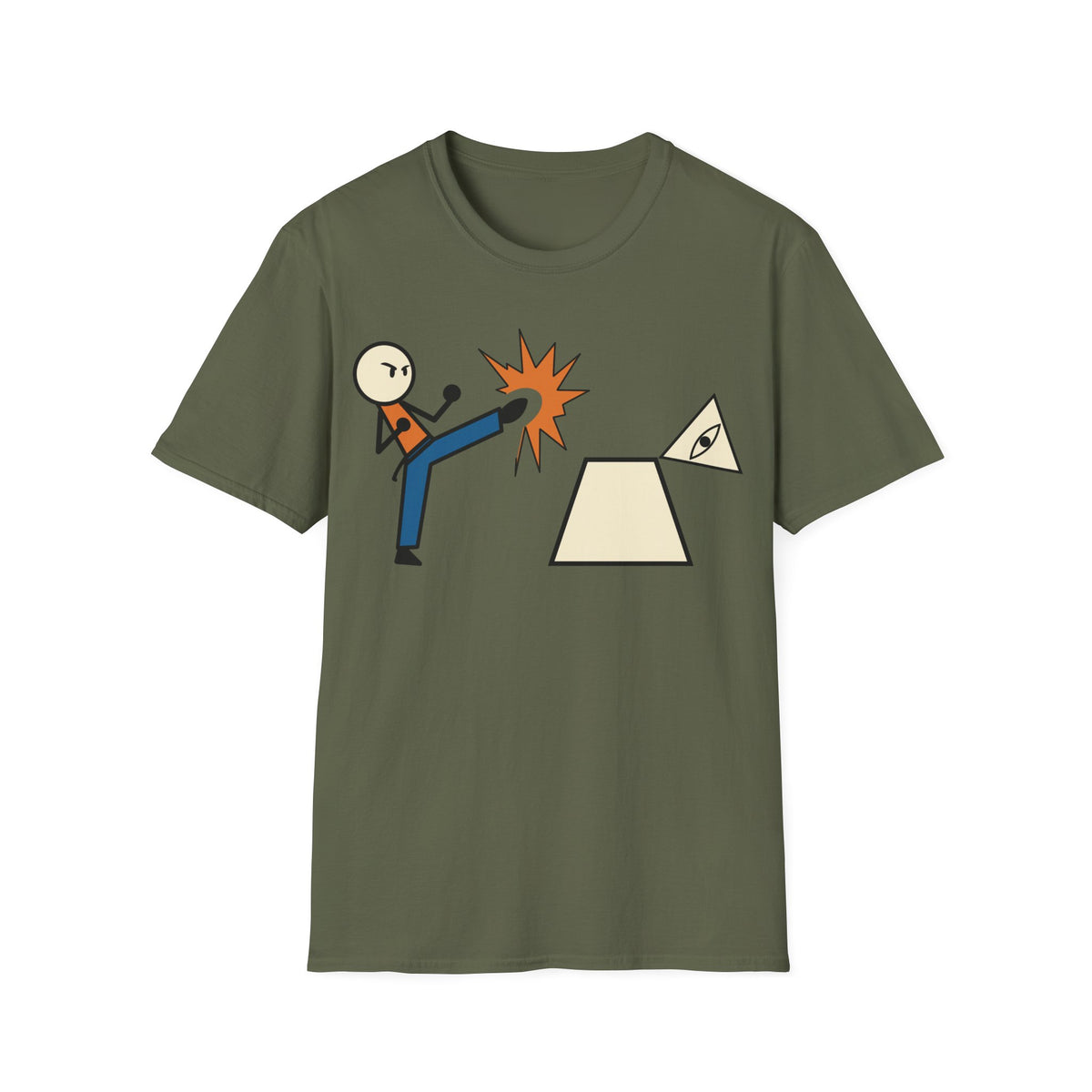 Kicking the Illuminati T-Shirt