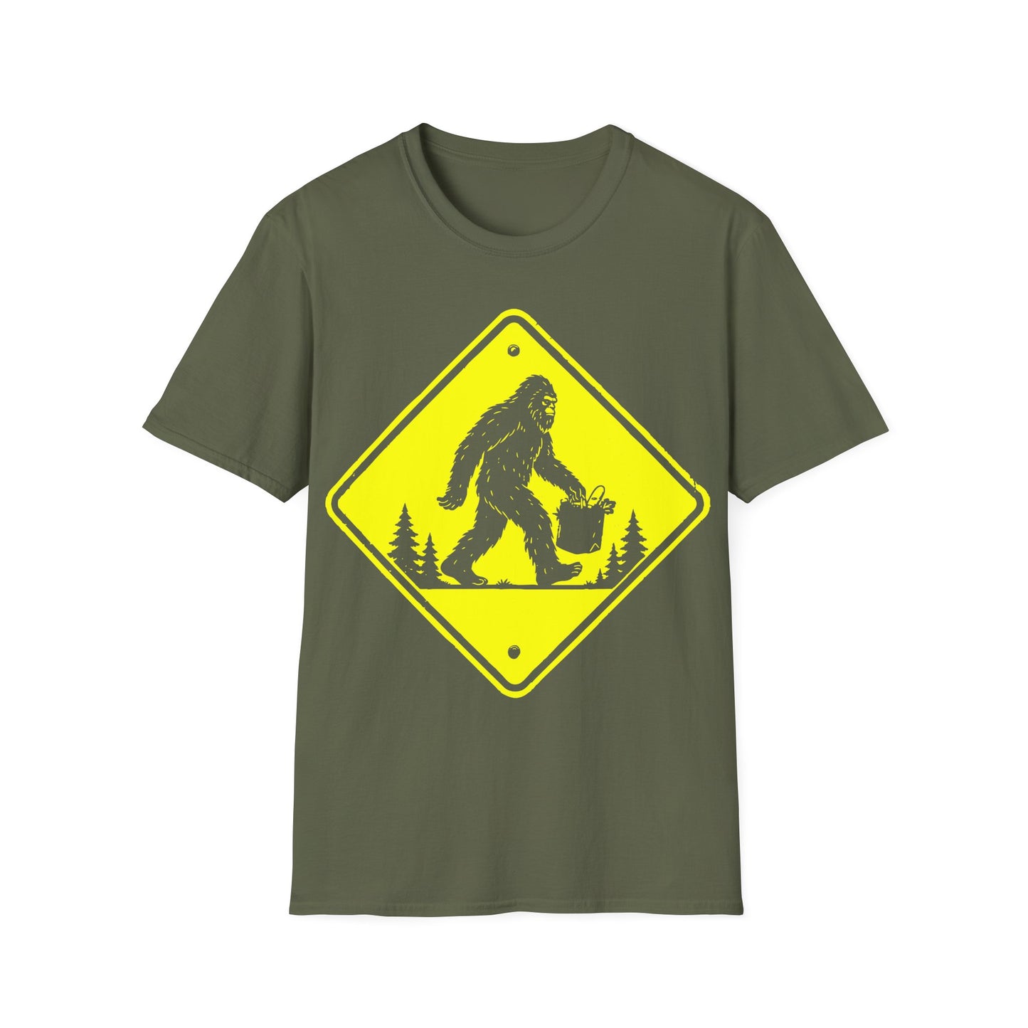 Bigfoot Road Sign T-Shirt