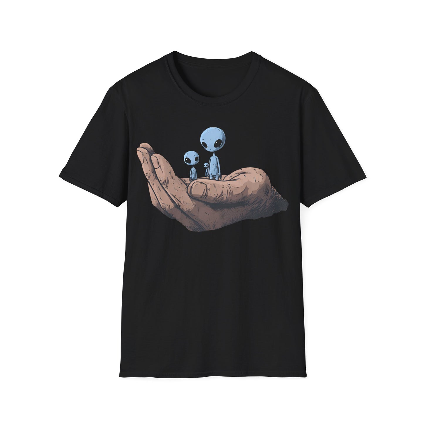 Holding Tiny Aliens - Concept Art T-Shirt