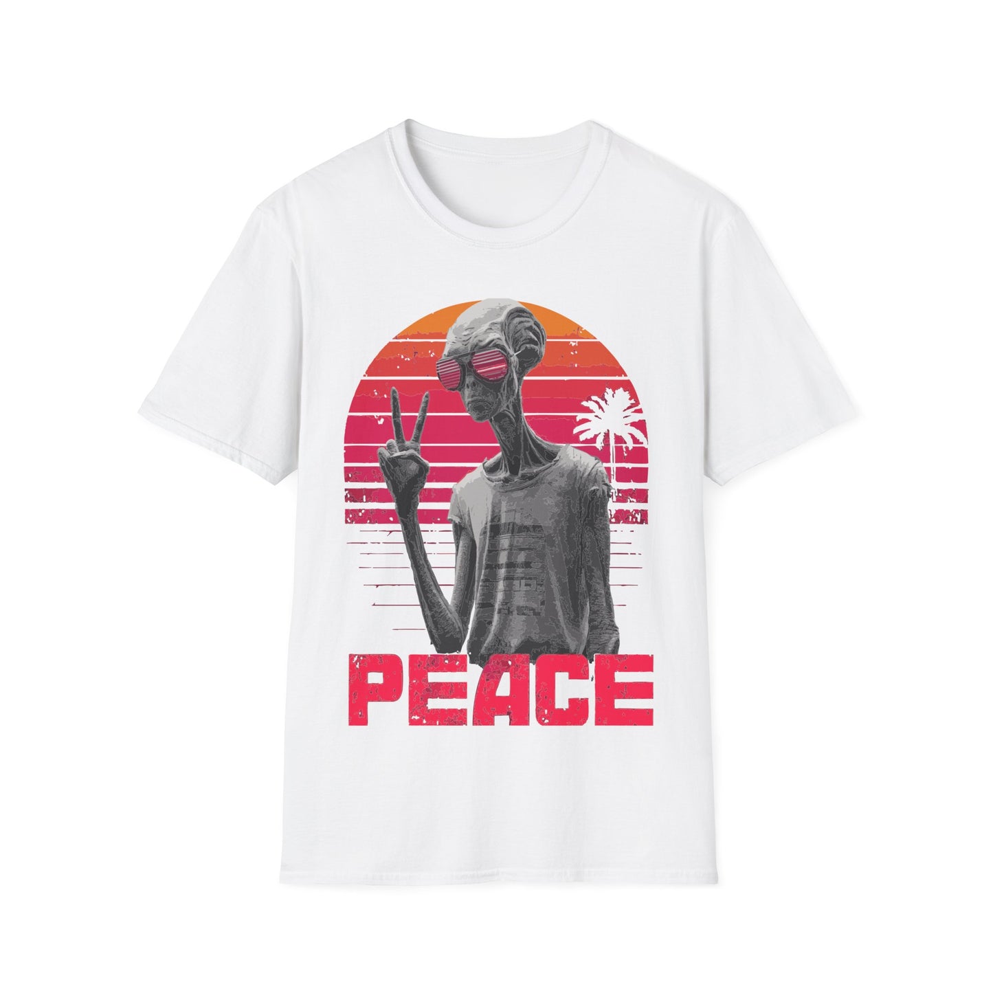 Alien Peace Sign T-Shirt