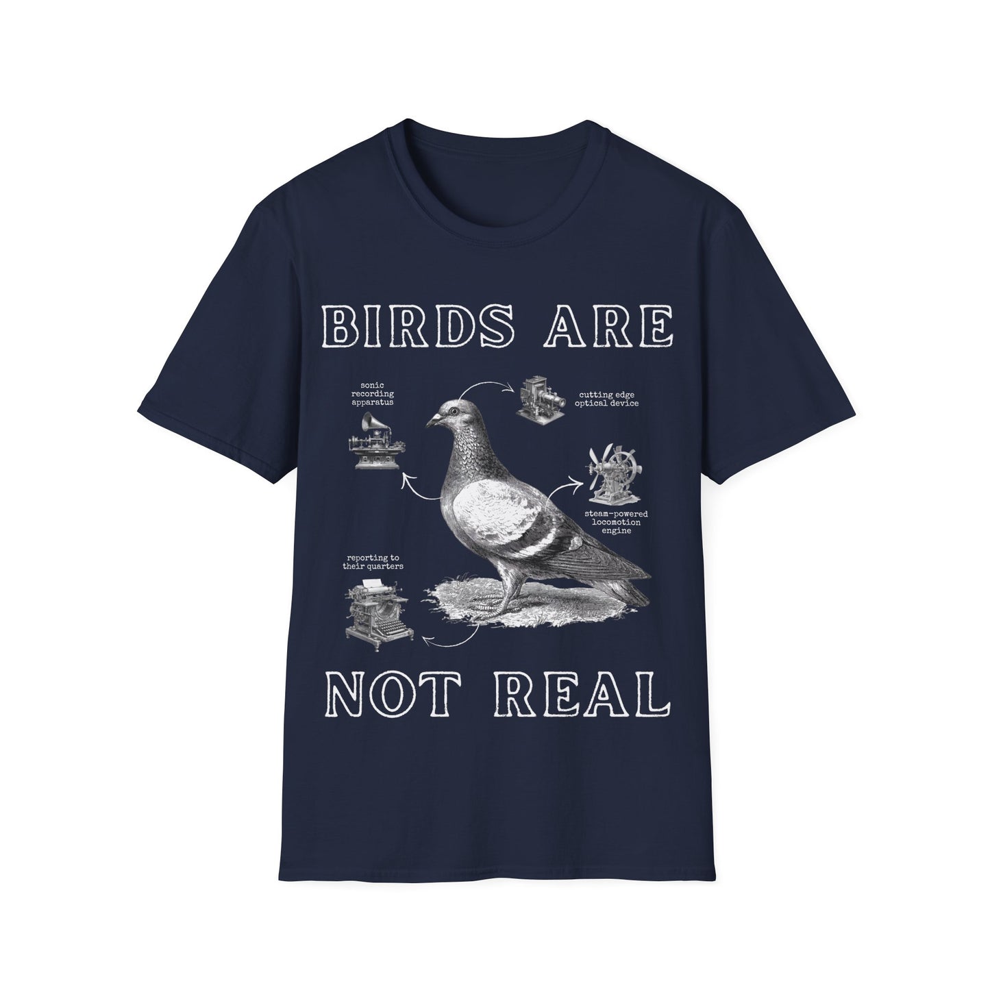 Birds Are Not Real - Vintage T-Shirt