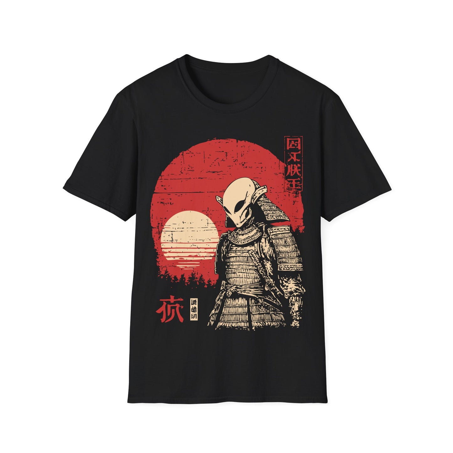 Alien Samurai Wabi Sabi T-Shirt