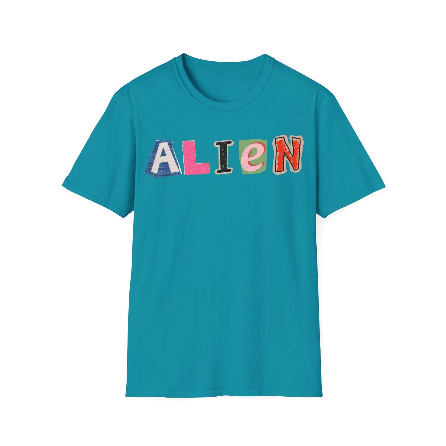 Alien Letter Cuts T-Shirt