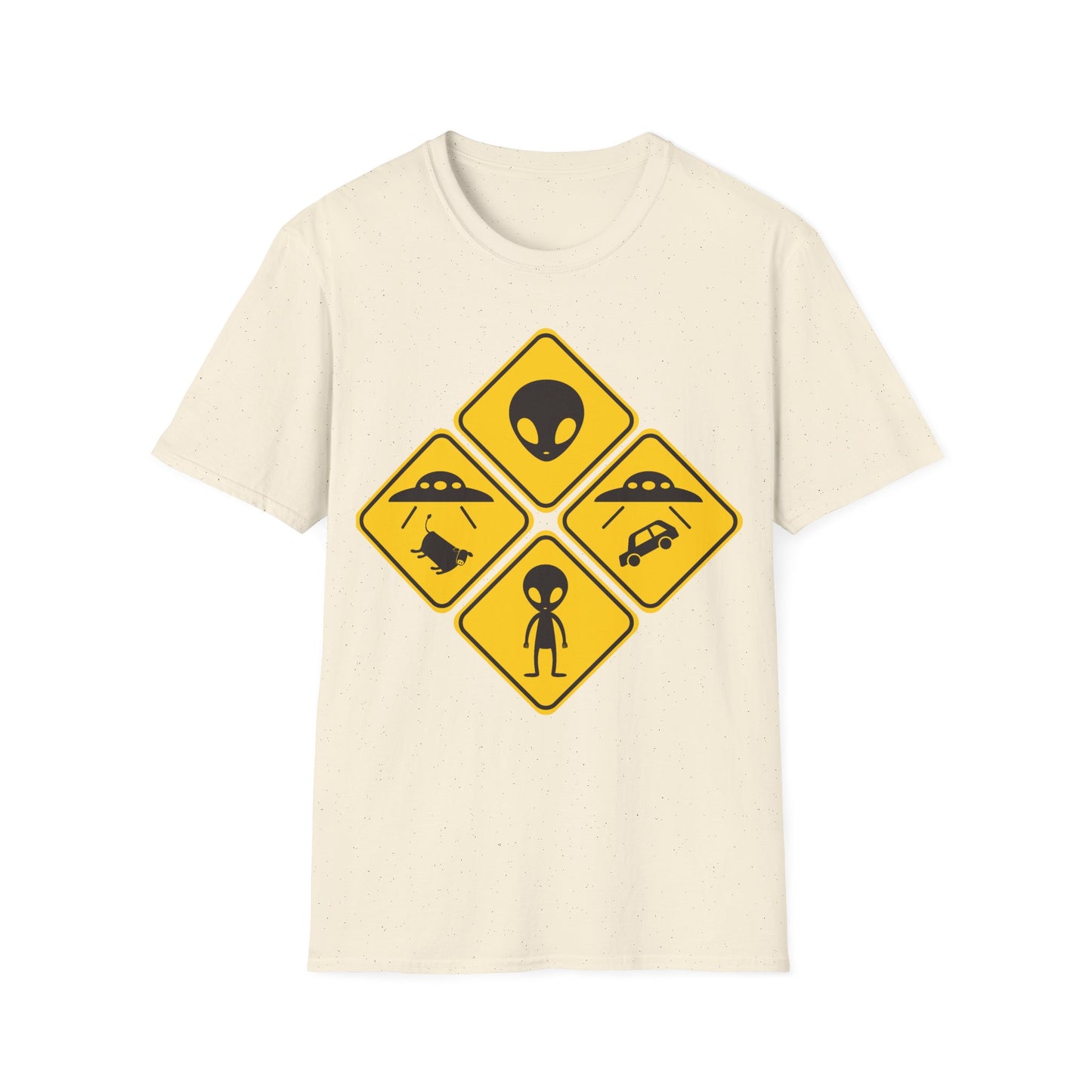 Alien Ahead - Road Signs T-Shirt