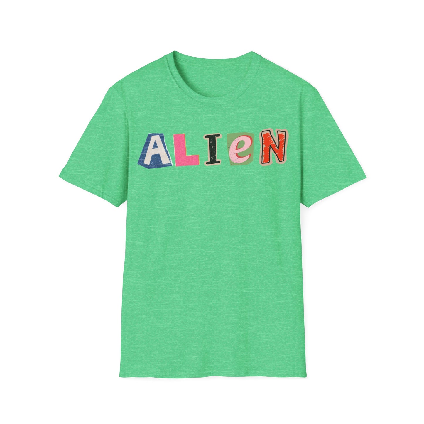 Alien Letter Cuts T-Shirt