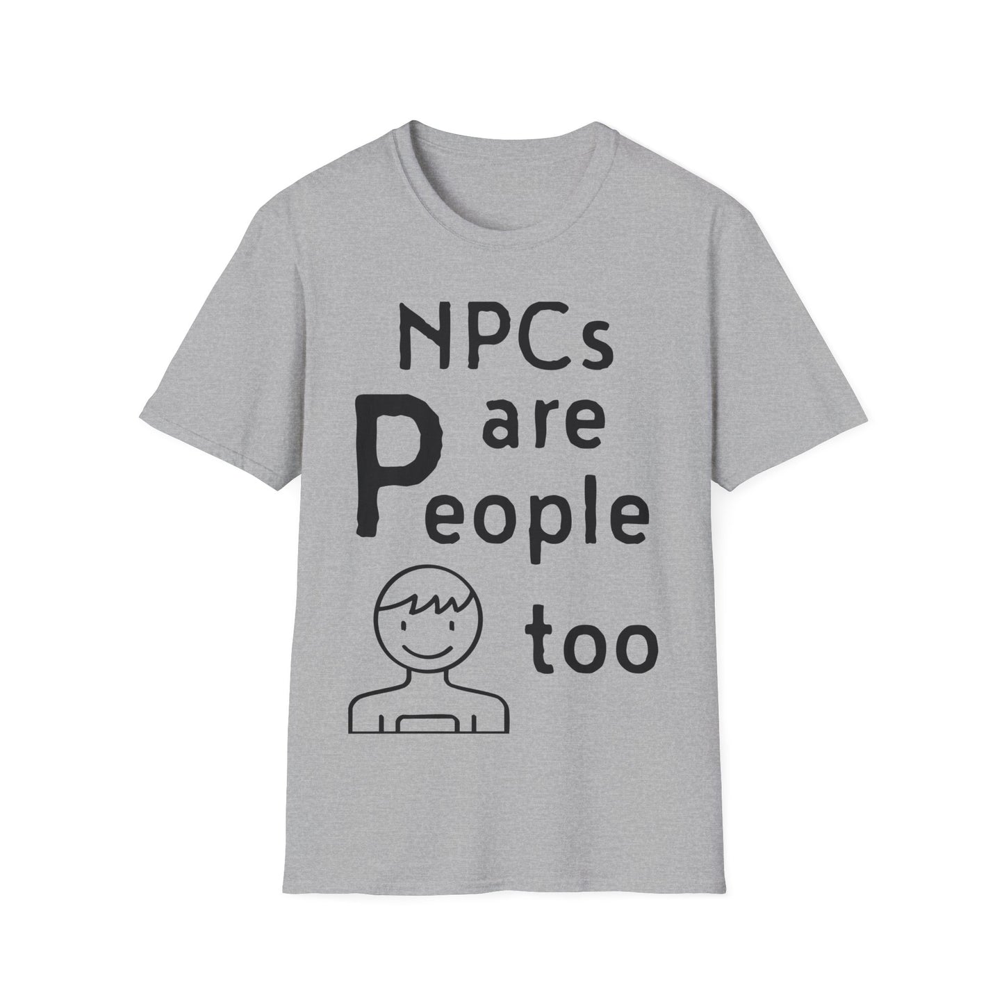 NPCs are People too - Loading T-Shirt