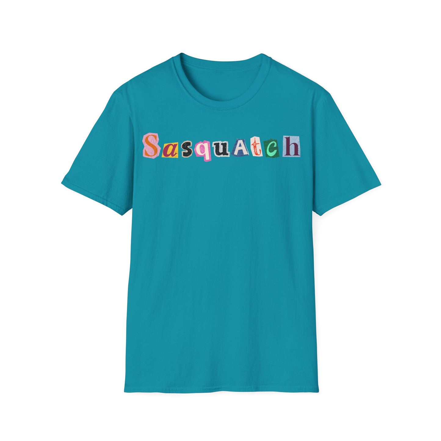 Sasquatch Letter Cuts T-Shirt