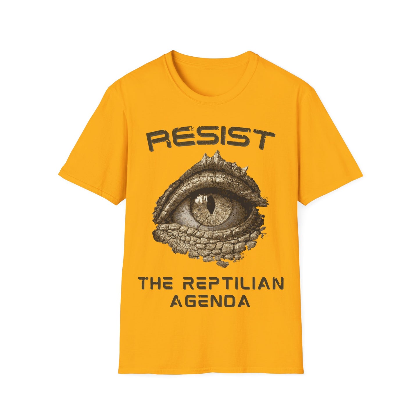 Resist the Reptilian Agenda T-Shirt