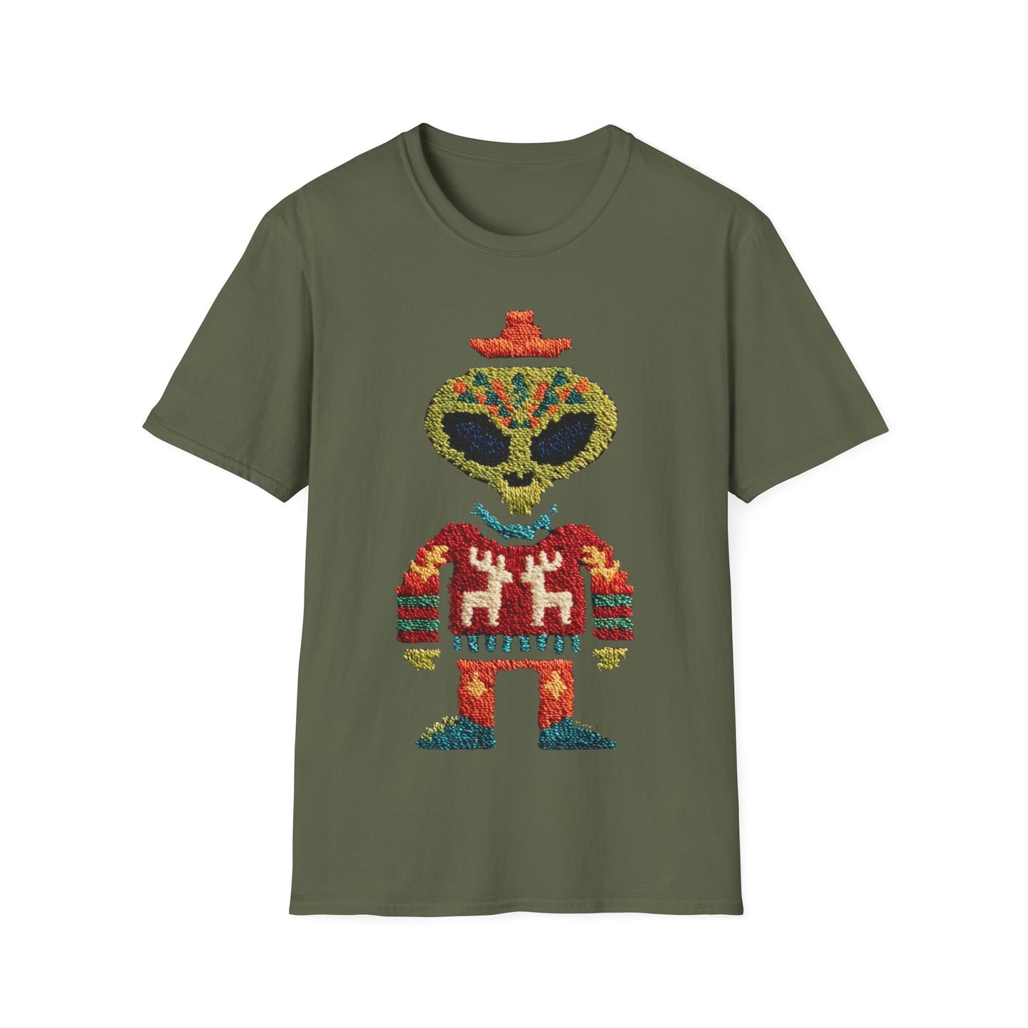 Alien Merry and Bright T-Shirt
