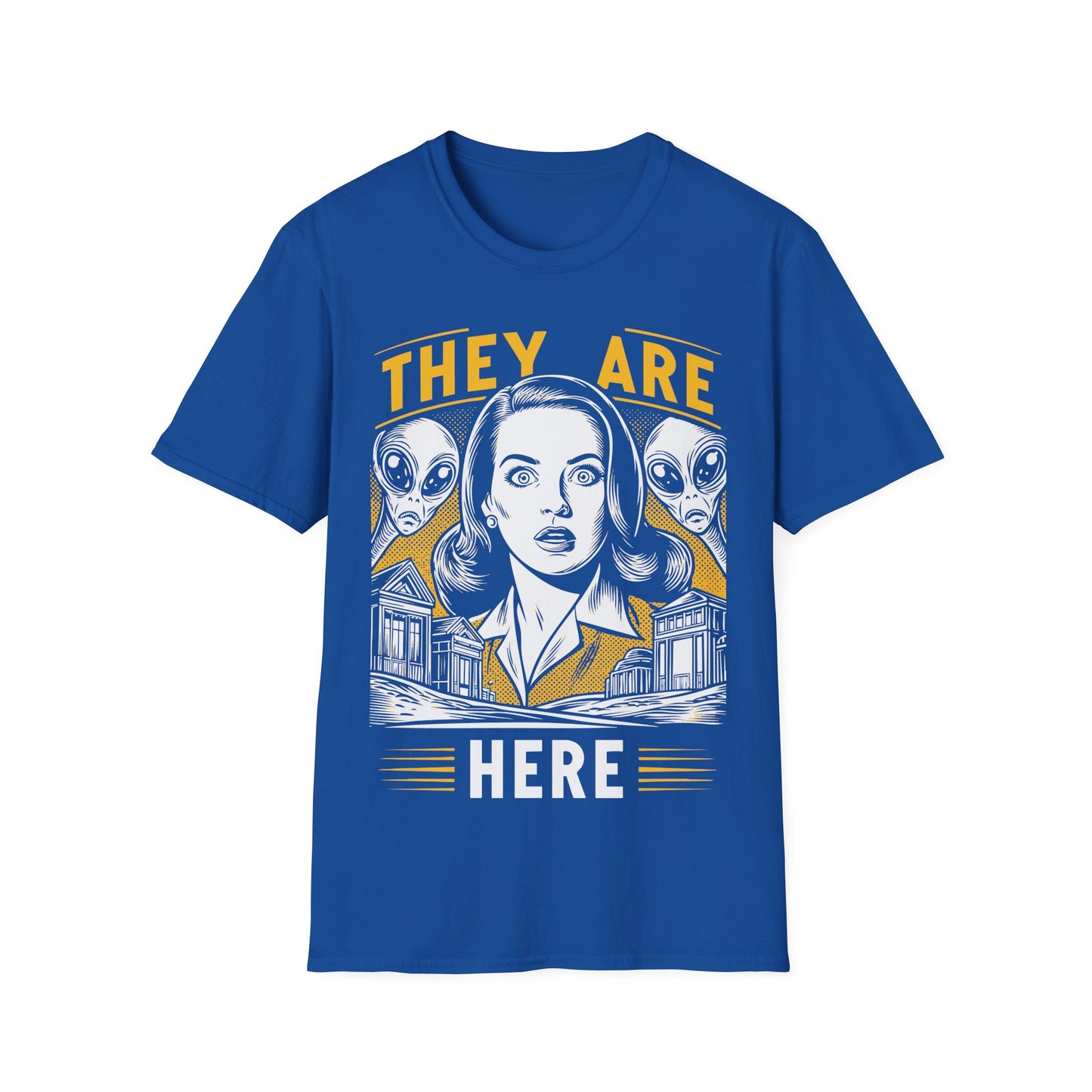 They Are Here Retro T-Shirt