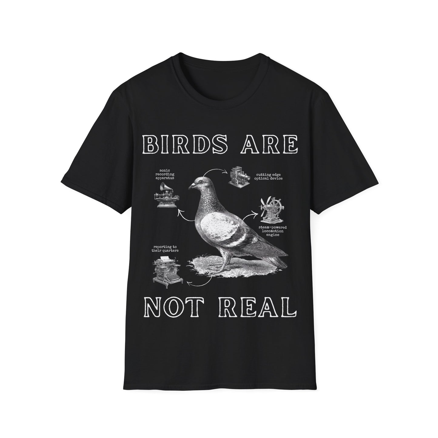 Birds Are Not Real - Vintage T-Shirt