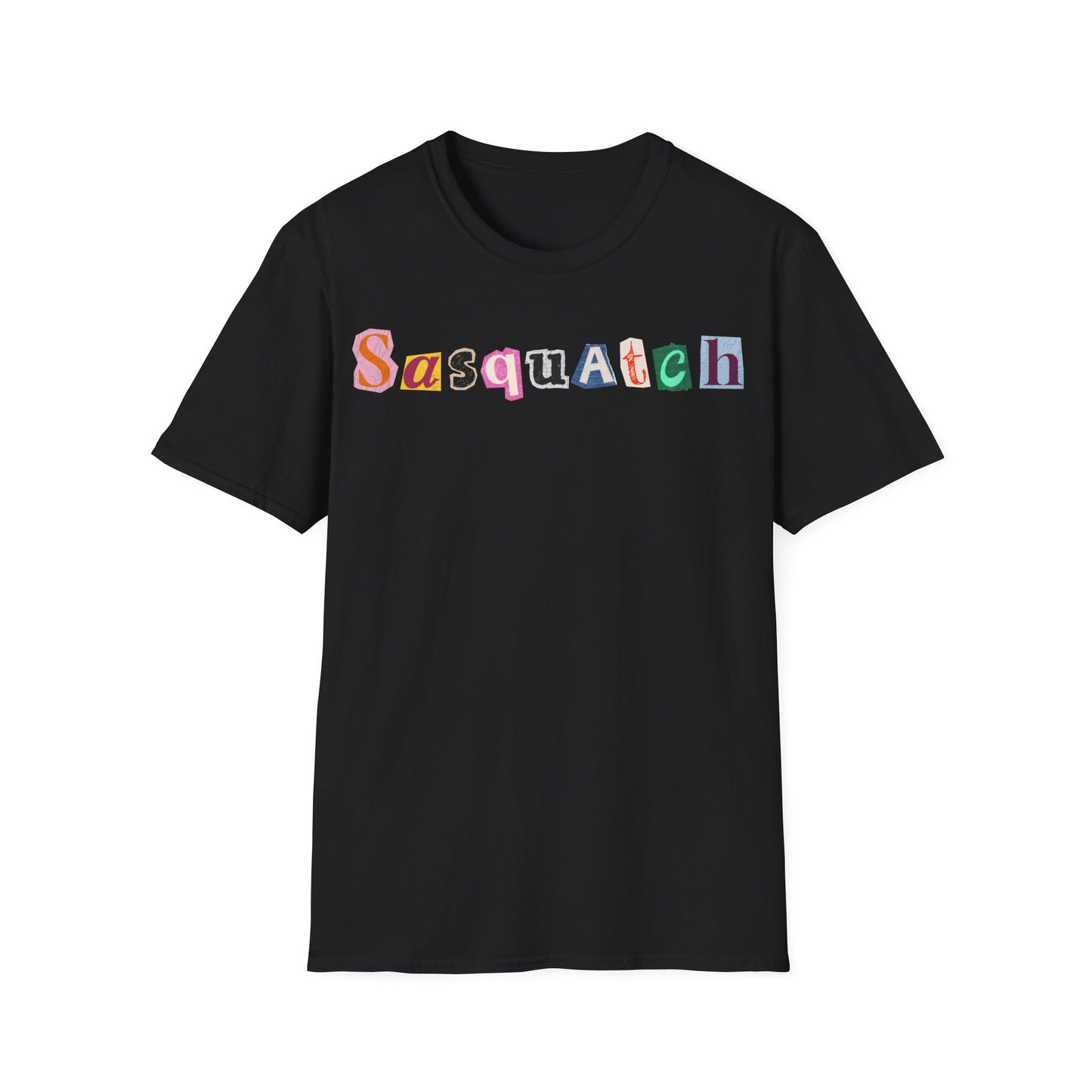 Sasquatch Letter Cuts T-Shirt