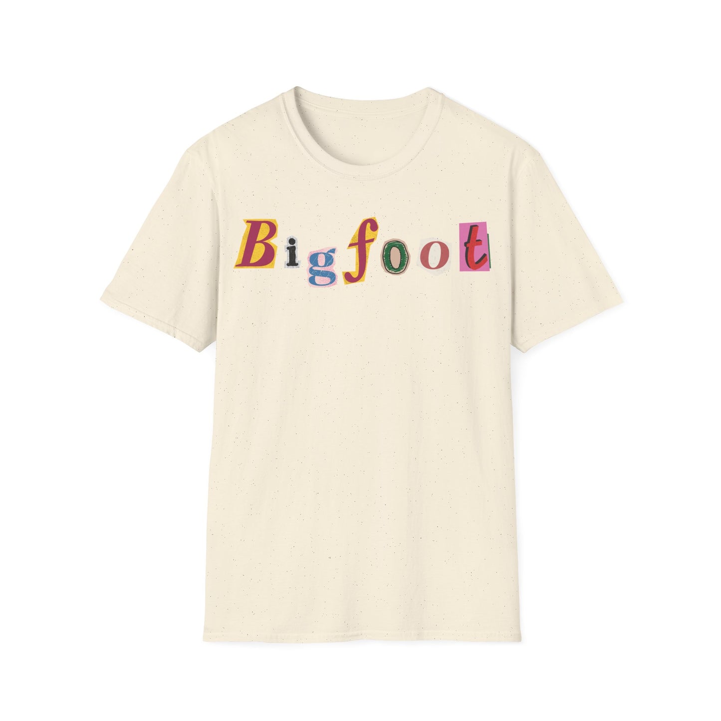 Bigfoot Letter Cuts T-Shirt