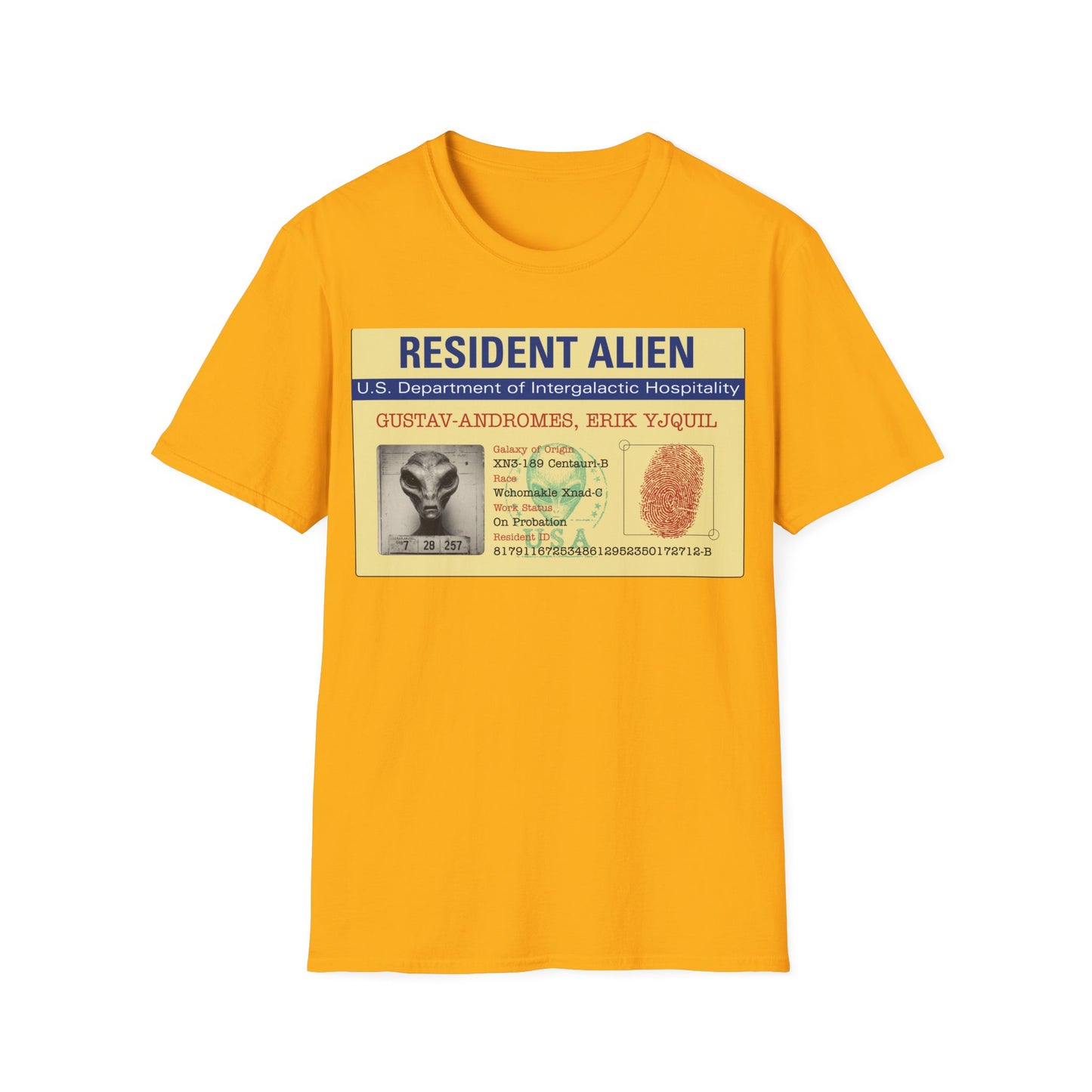 Resident Alien ID Card T-Shirt