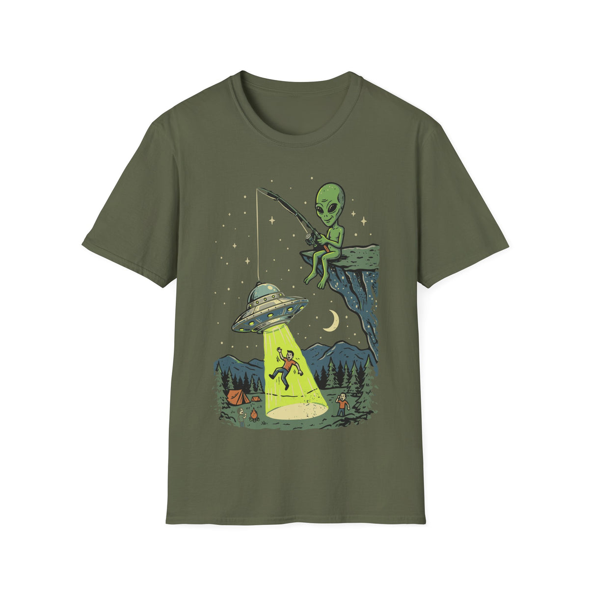 Alien Fishing T-Shirt