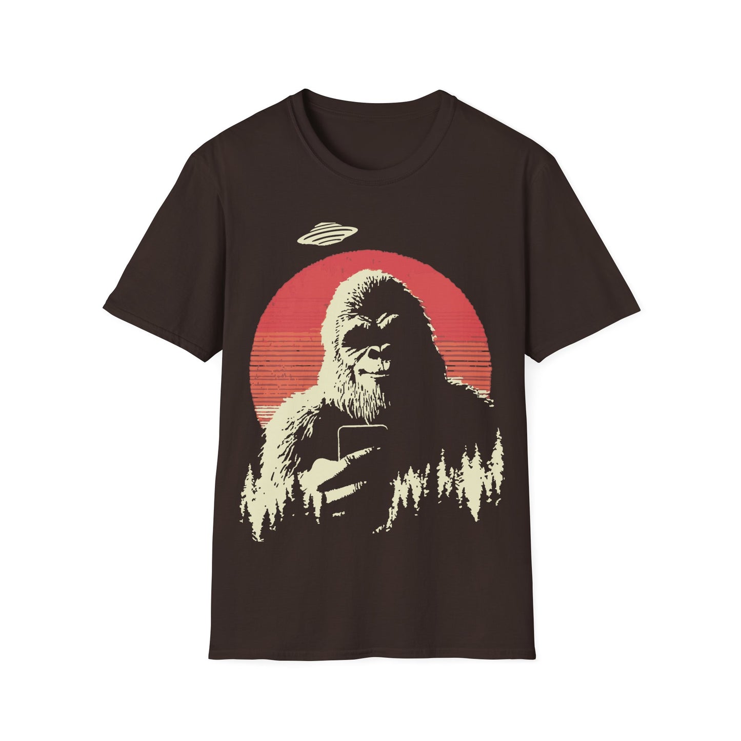 Bigfoot UFO Selfie - Wabi Sabi T-Shirt