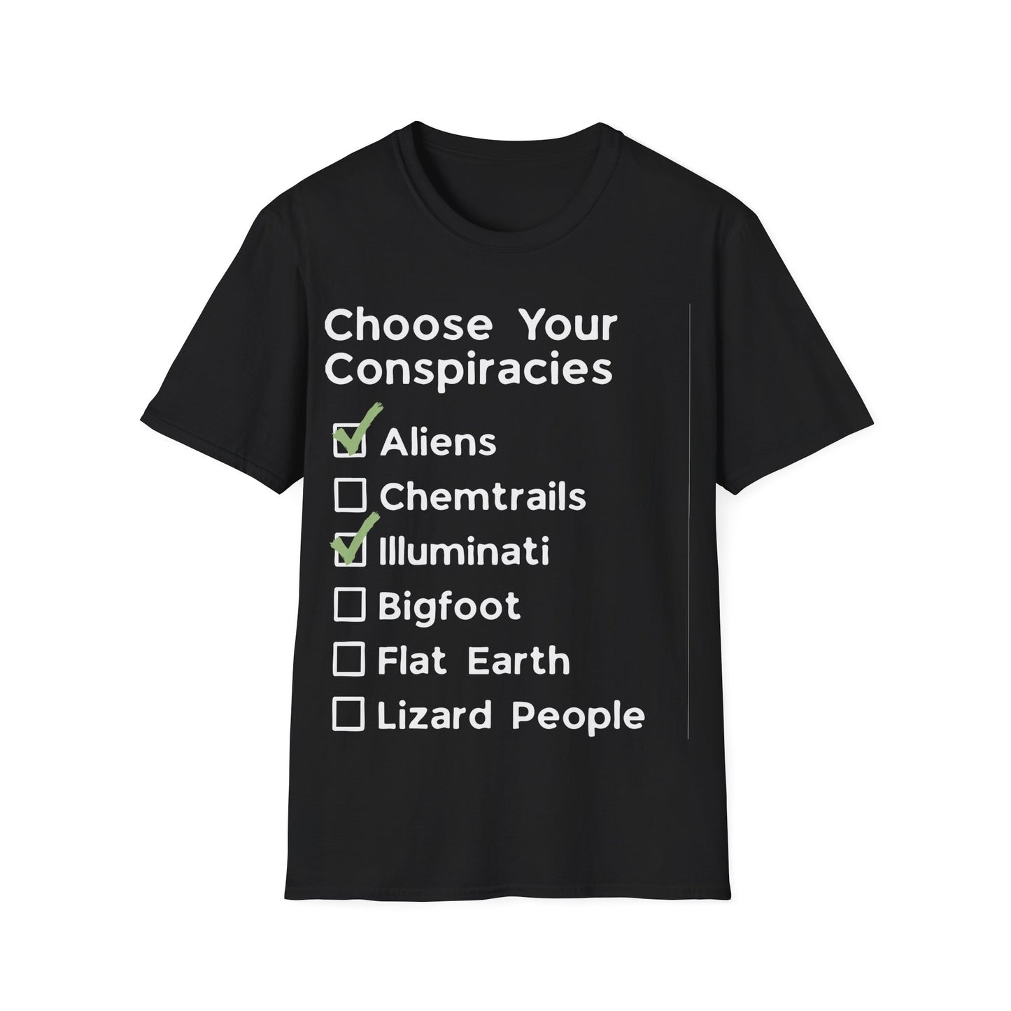 Conspiracy Checklist T-Shirt