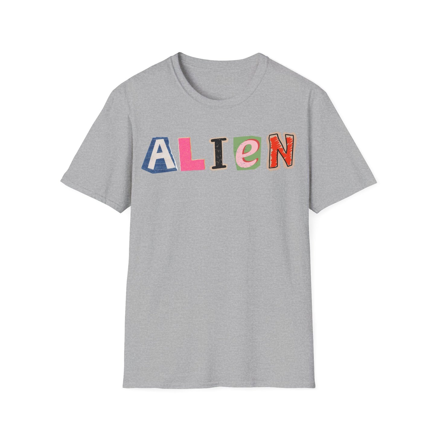 Alien Letter Cuts T-Shirt