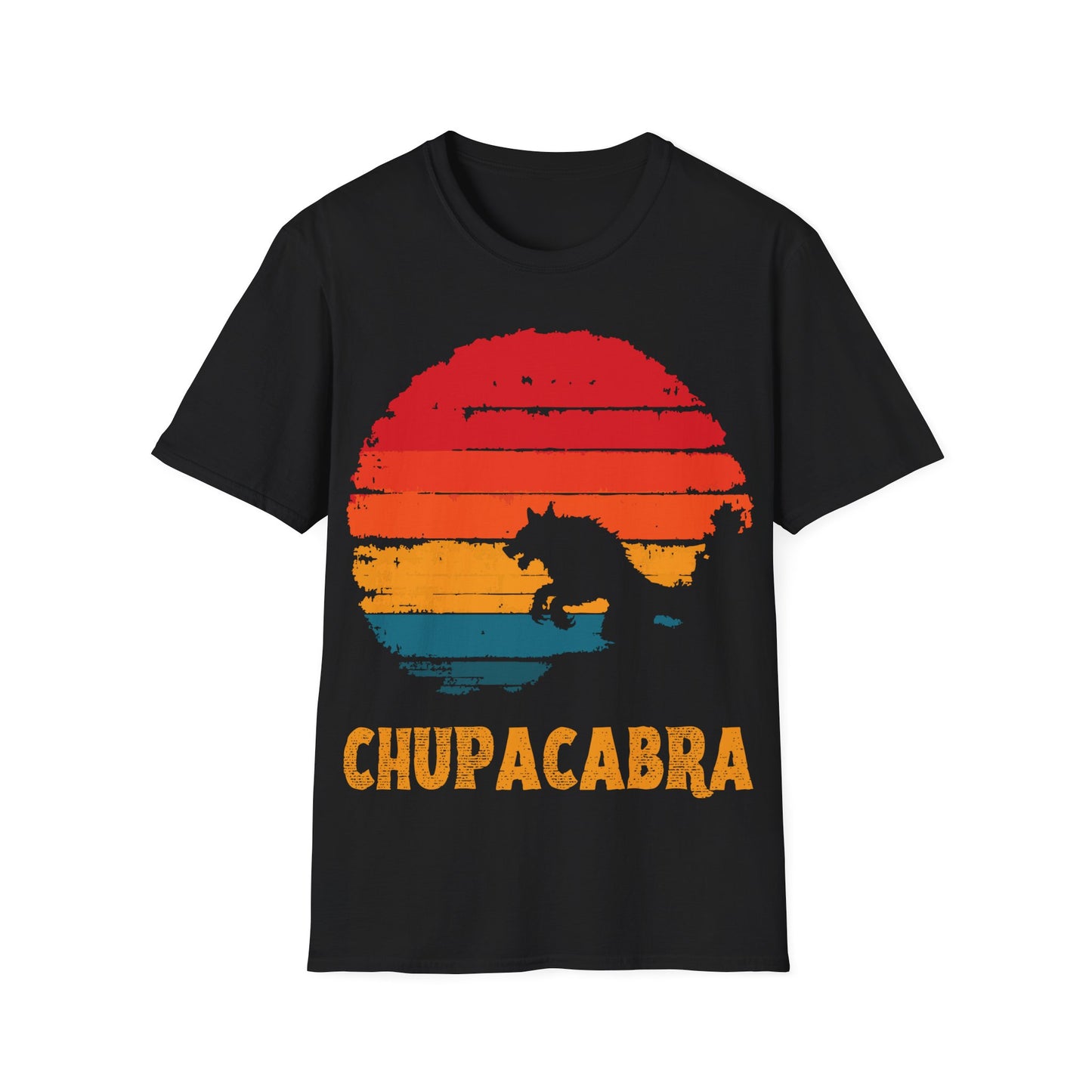 Chupacabra - Retro Sunset T-Shirt